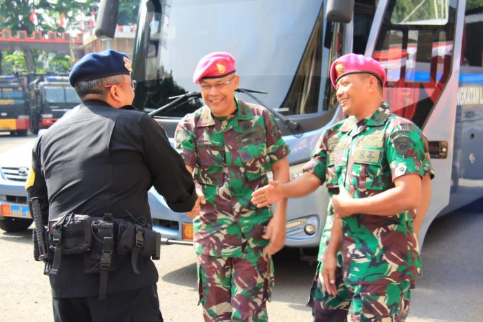 Menjaga Sinergi Denma Mako Kormar Kunjungi Satbrimob Polda Metro Jaya