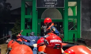 Aksi Heroik Gulkarmat dan TNI Evakuasi Lansia serta Ibu Hamil di Tengah Banjir Jakarta Timur kmfafccctcf