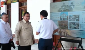 Prabowo Tiba di Semarang, Resmikan Revitalisasi Cagar Budaya Stasiun Tawang kyrmnsrpbhatamzswt