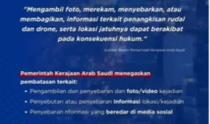 WNI di Arab Saudi Diminta Waspada, Sebar Foto Rudal Bisa Berujung Hukum mfwzgvnqzhxchrmx