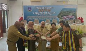 Dandim 1714/Sarmi Hadiri Pelaksanaan Musrenbang Pemkab Sarmi