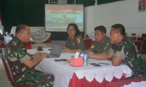 Kasrem Baladhika Jaya Sambut Kedatangan Tim Pengendalian Program