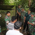 Letkol Suhendar Tinjau Lokasi Pembangunan Pompa Hidram