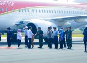 Mayjen TNI Farid Makruf Sambut Kedatangan Presiden Joko Widodo