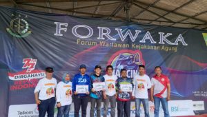 Forwaka Kejagung Sukses Gelar Mancing Mania di Pemancingan Tentara Langit