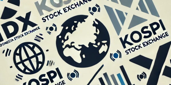 Bursa Asia gambar AI