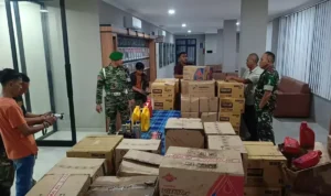 Gerebek Rumah di Cianjur, Kodim 0608 Temukan 3.500 Botol Oli Palsu Siap Edar