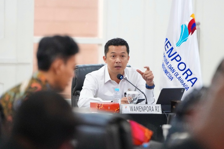 pimpin rapim wamenpora taufik pastikan kelanjutan program terus berjalan