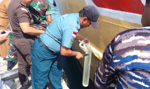 KM Sabuk Nusantara 106 Disatroni Petugas, 620 Liter Miras Tradisional Gagal Beredar b c c acfdb