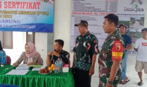500 KK di Sambeng Dapat Sertifikat dari Program PTSL