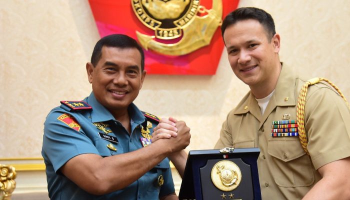 Dankormar Terima Kunjungan Athan USMC
