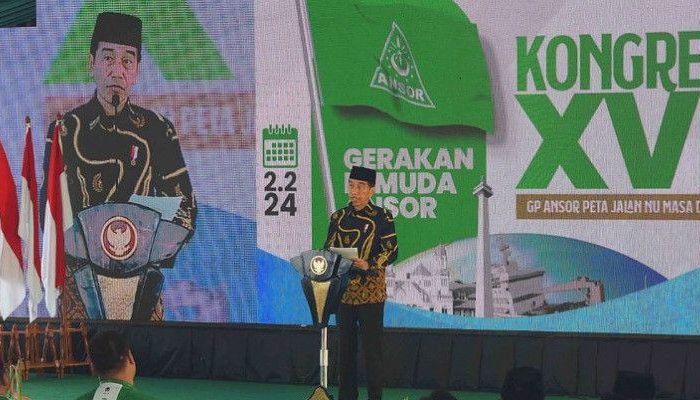 Presiden Jokowi Ajak GP Ansor Turut Sukseskan Pemilu 2024
