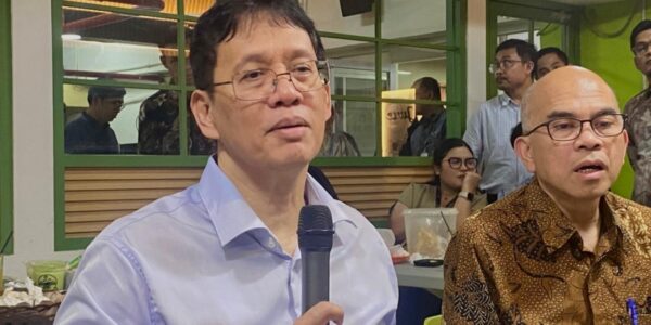 Menkeu Purbaya Yudhi Sadewa saat ditemui pada Selasa April (Foto RMOL Alifia)