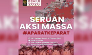 BEM UI Gelar Aksi di Mabes Polri, Tuntut Hukuman Berat Bripda Mesias dan Copot Kapolrit WhatsApp Image at