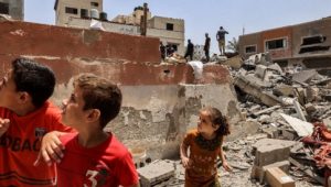 Dua Hari Pertempuran Gaza, Enam Anak Palestina Meninggal Dunia
