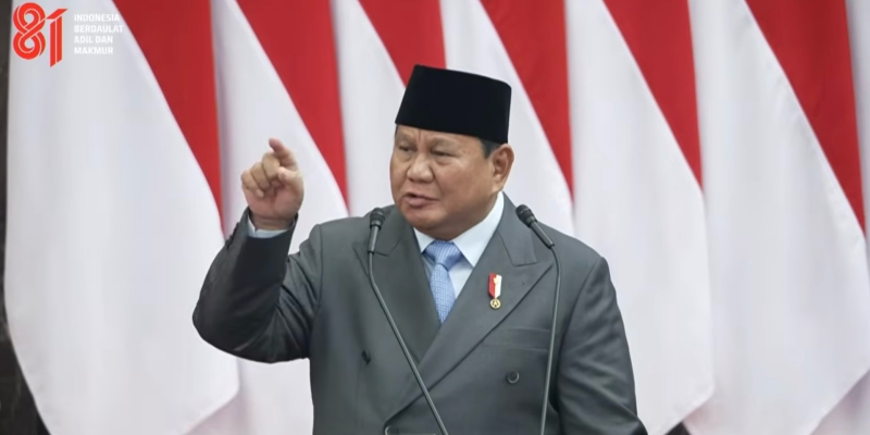 Prabowo tunjuk pidato tahunan dpr Agustus