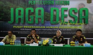 Puspenkum Kejagung Gelar Penyuluhan Hukum “Jaga Desa” soal Pengelolaan Dana Desa di Halmahera Timur