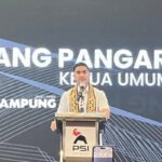 Kaesang Pangarep melantik pengurus DPW Partai Solidaritas Indonesia (PSI) Provinsi Lampung Faiza