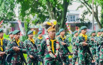 Sembilan Bulan Tugas di Papua, Ratusan Anggota Raider 300/BJW Kembali ke Cianjur