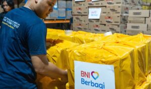 Respons Cepat Bencana Sumatera, BNI dan Sinergi BUMN Salurkan Bantuan Logistik bn