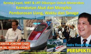 Kereta Cepat, MRT & LRT Dibangun Untuk Menerobos Kemacetan Akut dan Mengikis Pemborosan Uang, Waktu dan Tenaga