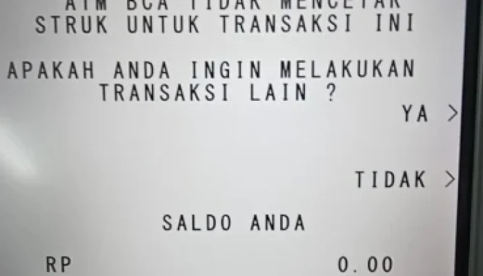 Tok! BCA Blokir Rekening Nasabah Yang Saldonya Nol Rupiah