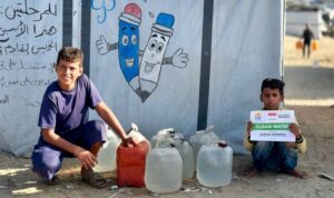 Bantu Pengungsi Palestina, Baznas Salurkan Hampir 69 Ribu Liter Air Bersih air bersih gaza