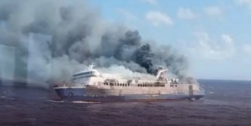 KMP Mutiara Sentosa Terbakar