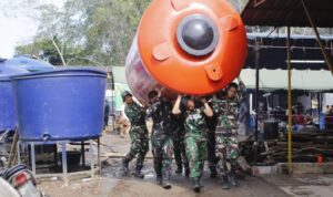 Unhan dan TNI Hadirkan Instalasi Air Bersih Skala Besar untuk Pengungsi Banjir Batu Hula kmh