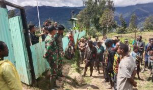 Homeyo Kembali Diganggu OPM, Satgas Habema Dan Masyarakat Sukses Mengusir OPM