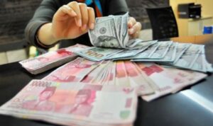 ilustrasi rupiah dolar ilustrasi rupiah dolar