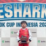 Lagi, Pembalap Cilik Berbakat Indonesia, Aleric Naik Podium di Kejurnas Gokart Eshark Rok Cup 2023