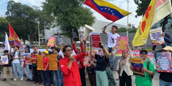 buruh dukung venezuela satrio