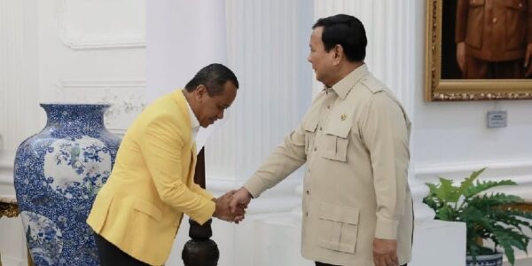 Bahlil dan Prabowo Setpres