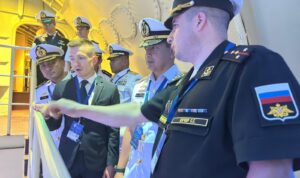 Wakasal di International Maritime Defence Show Fleet 2024 di Rusia