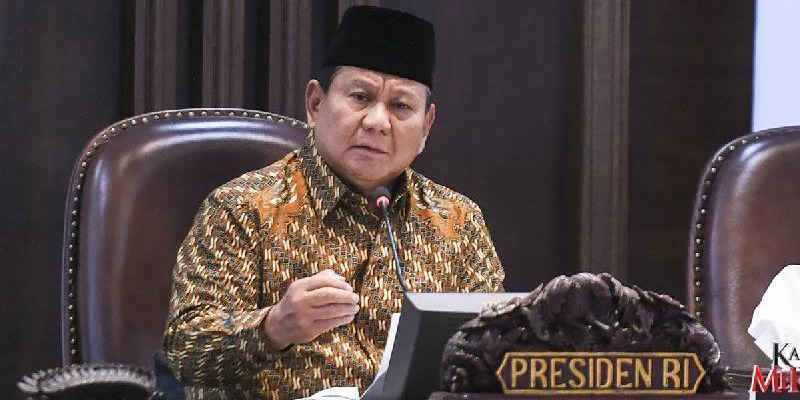 Prabowo Pimpin Sidang Paripurna Perdana