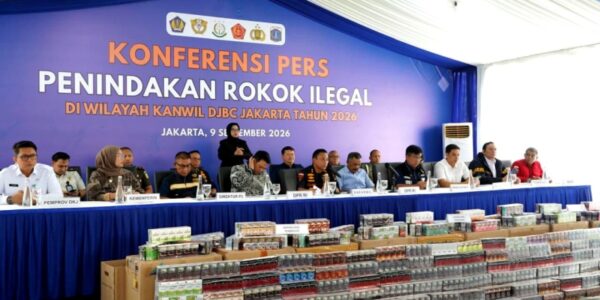 Konpers penindakan rokok ilegal DJBC Jakarta