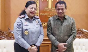Audensi Ke KemenkumHAM Bali, Pj Bupati Buleleng Bahas Perlindungan Produk UMKM Lokal di Buleleng