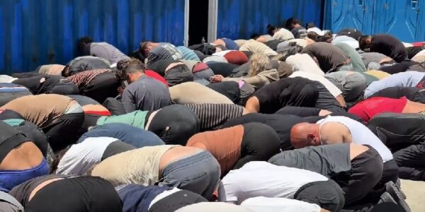 Aktivis Global Sumud Flotilla yang ditangkap dan dipermalukan oleh tentara Israel (Foto Tangkapan Layar Video X)