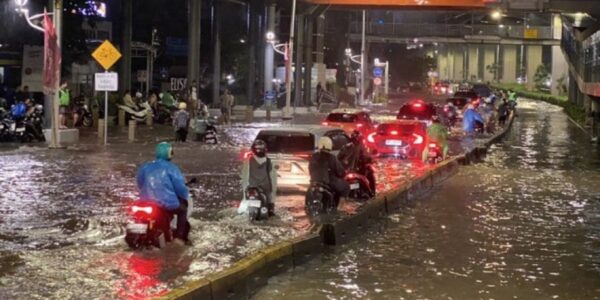 Banjir merendam wilayah Jakarta (Foto BPBD DKI)