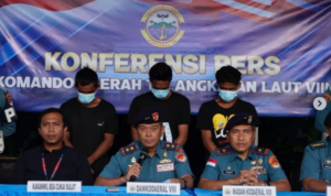 Jaga Kedaulatan Laut, TNI AL Gagalkan Penyelundupan Sianida 1 Ton dan Barang Ilegal Asal Filipina Cuplikan layar