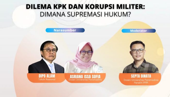 Dilema KPK dan Korupsi Militer: Dimana Supremasi Hukum”