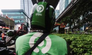 Direktur Utama GoTo Hans Patuwo (Foto Pengemudi ojek online Gojek
