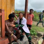 TMC Satgas Pamtas Yonif Raider 142/KJ Lakukan Aksinya Di Papua