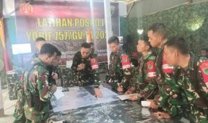 Danrem 174/ATW: Latihan Posko I Yonif 757/Ghupta Vira Diharapkan Dapat Diterapkan Dalam Tugas