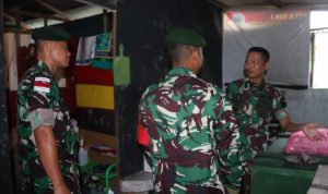 Satgas Yonarmed 1 Kostrad Terima Kunjungan Tim Wasops Mabesad