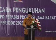 Ketua Umum DPP Pepabri Lantik 25 Pengurus DPC Provinsi Jawa Barat Periode 2023-2028