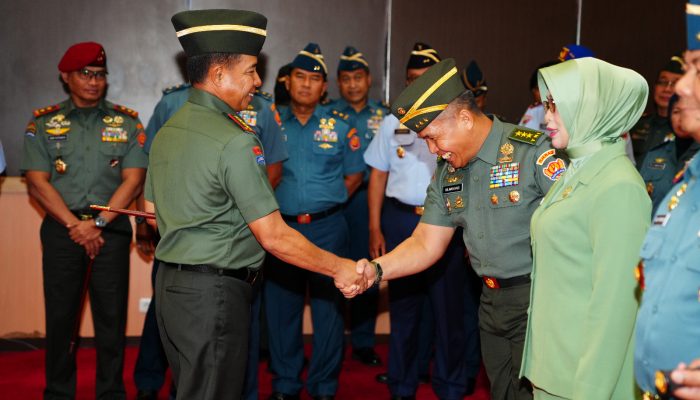 Panglima TNI Pimpin Laporan Korps Kenaikan Pangkat 37 Perwira Tinggi TNI