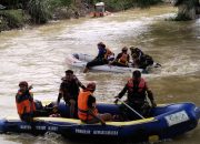 Aksi Heroik Koramil 1002 Barabai Bantu Pencarian Remaja Tenggelam di Sungai Barabai Kalimantan Selatan