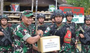 Dandim Mimika Dampingi Kunjungan Kerja Danrem 174/ATW Ke Pos Pam Obvitnas PT. Freeport Indonesia